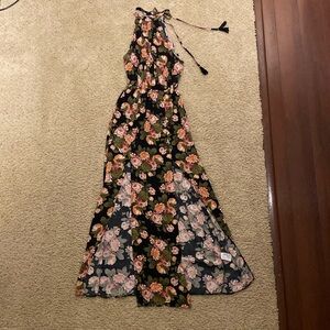 XS American Eagle Rose Maxi Dress